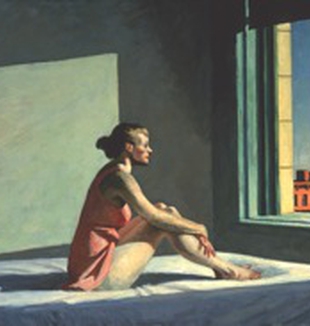 Edward Hopper, <em>Morning sun</em>.
