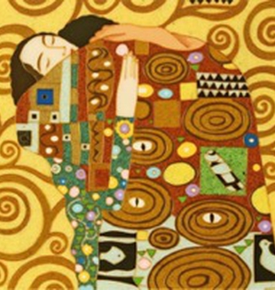 Klimt, "L'abbraccio".
