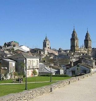 La città spagnola di Lugo, in Galizia